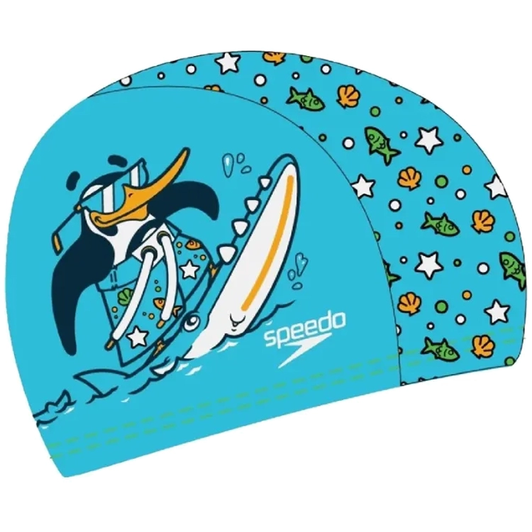 Текстильная шапочка для плавания Speedo PRINTED POLYESTER CAP IU